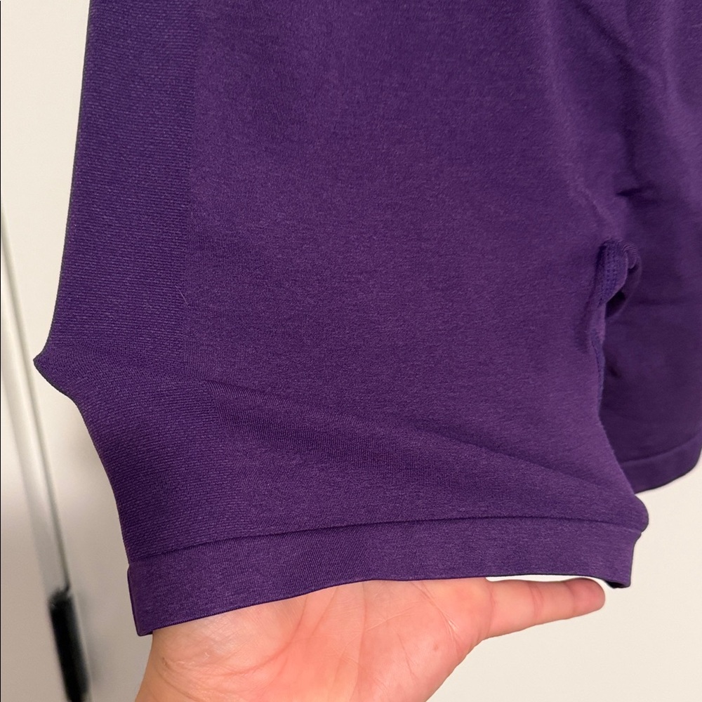 Aurola Women's Stylish Purple Bike Shorts - Picture 4 of 4